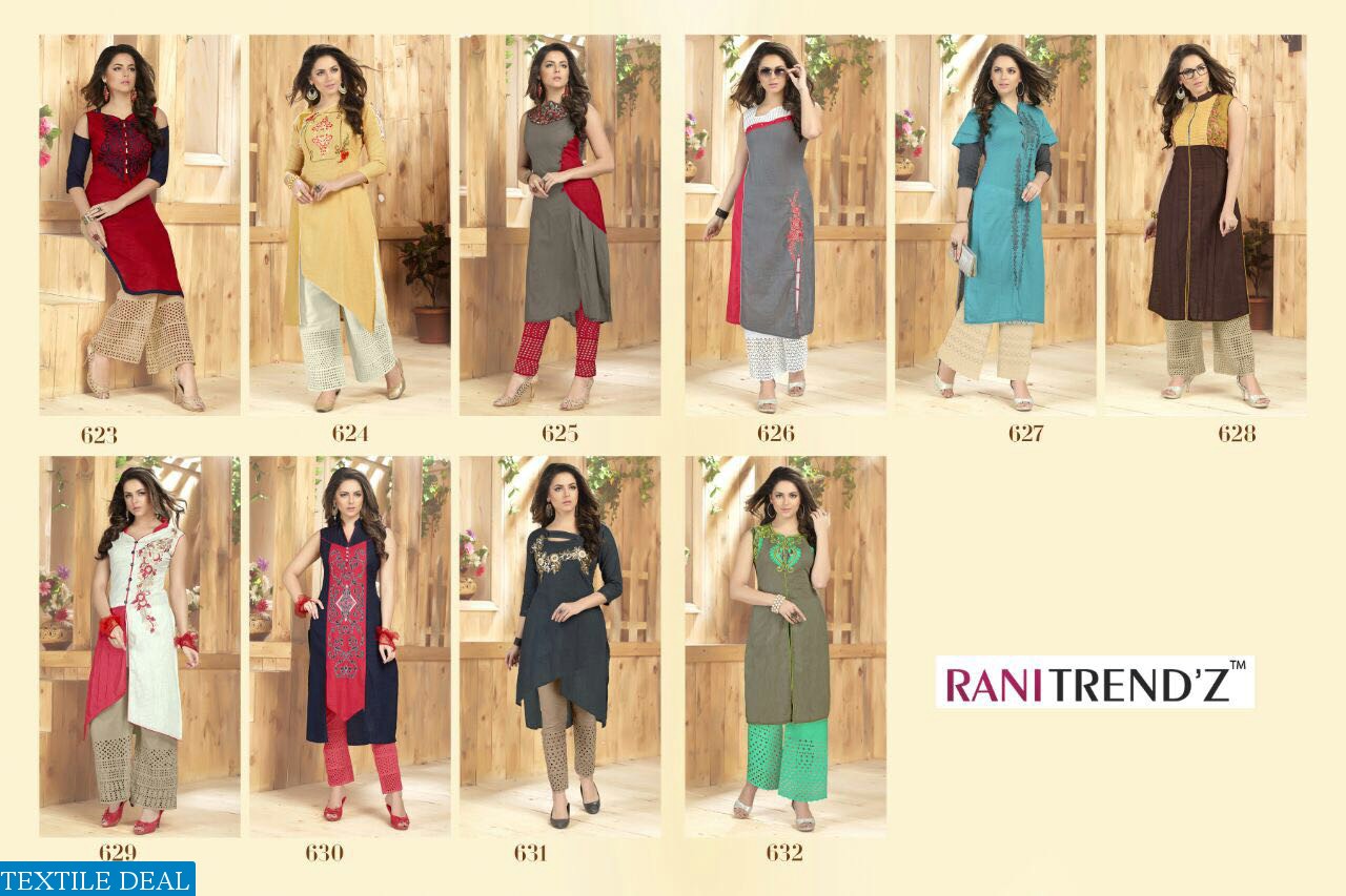 Rani Trendz Lime lite Wholesale Ready made Top n plazzo